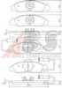 A.B.S. 37028 Brake Pad Set, disc brake